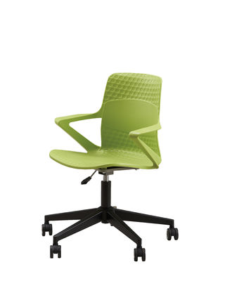 PP Plastic Swivel Office Chair For College Student Study