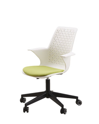 OEM & ODM Plastic Office Chairs With 360 Swivel Writing Pad