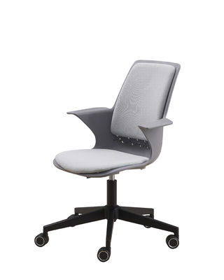 Unfolded Training Room Tables And Chairs Swivel PP Plastic  With Cotton Pad