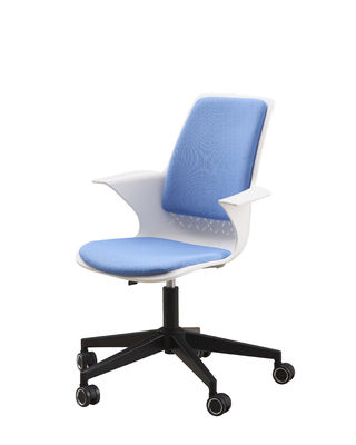 Unfolded Training Room Tables And Chairs Swivel PP Plastic  With Cotton Pad