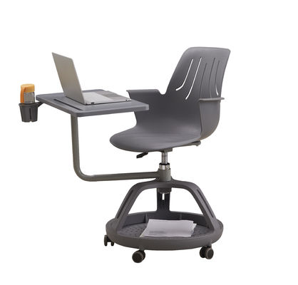ABS Plastic Training Room Tables And Chairs H680*W450*D400mm With Writing Pad