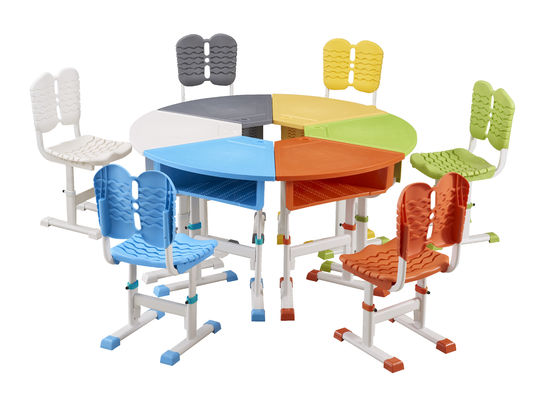 ABS / PP Study Chair Table For Students Adjustable Study Table And Chair