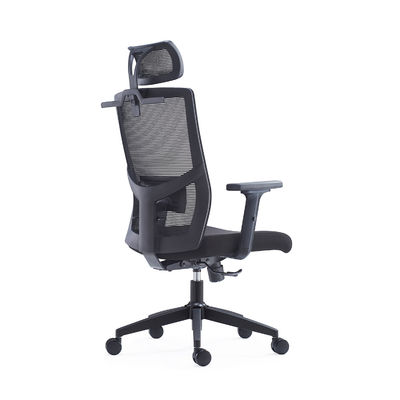 ODM Black Ergonomic Mesh Swivel Office Chair With Coat Hanger