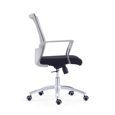 Modern Office Furniture Middle Back Mesh Back Fabric Seat Swivel Office Chair