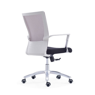 Modern Office Furniture Middle Back Mesh Back Fabric Seat Swivel Office Chair
