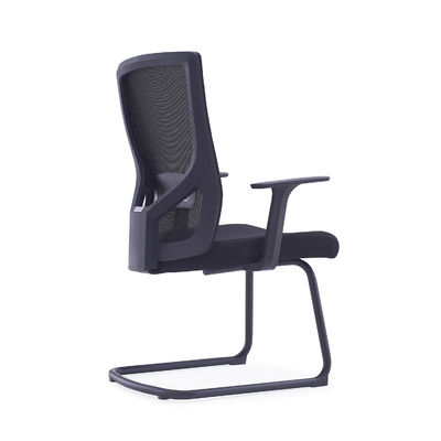 MID Back Mesh Back Fabric Seat Office Meeting Chair Visitor Chair With Lumbar Support
