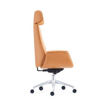 High Back PU Leather Executive Office Swivel Chair 3 Position Tilting Mechanism