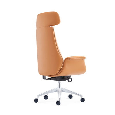 High Back PU Leather Executive Office Swivel Chair 3 Position Tilting Mechanism