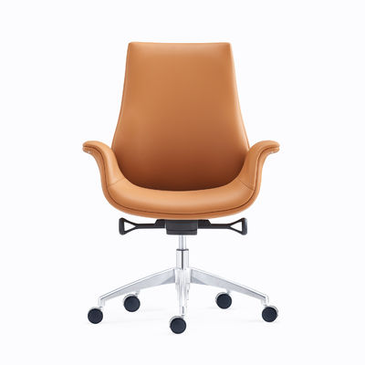 Customization PU Leather Office Swivel Chair 350 Chrome Base