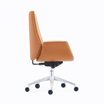 Customization PU Leather Office Swivel Chair 350 Chrome Base