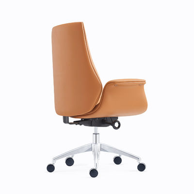 Customization PU Leather Office Swivel Chair 350 Chrome Base