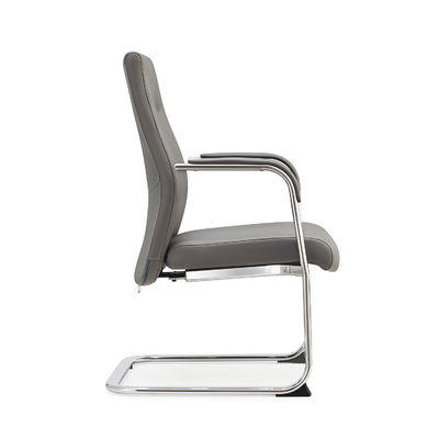 68*64*114 Genuine Leather Office Chair Chrome Steel Frame