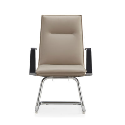 ODM Leather Office Swivel Chair Aluminum Armrest With PU Pad