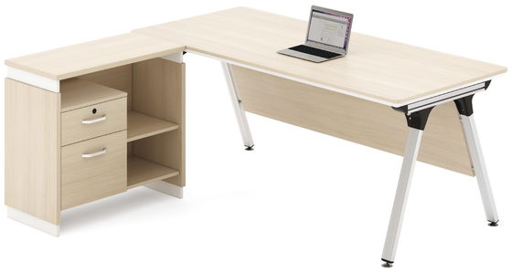 Modern Office Executive Table With Steel Legs 3 Years Warranty
