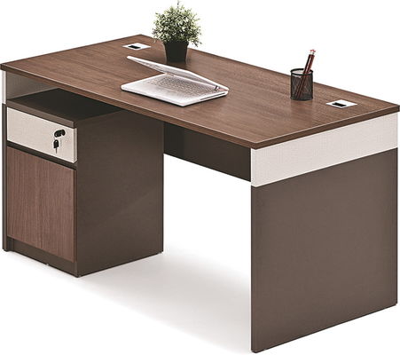 1.2 / 1.4M Wooden Office Computer Table E1 Grade MFC Desktop Computer Table