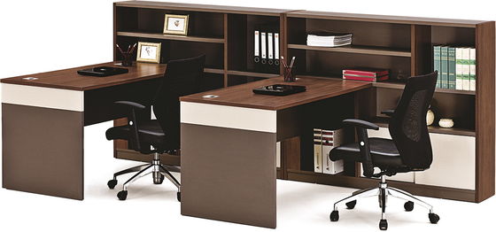 E1 Grade Panel Computer Table With File Cabinet 1.5 / 1.7M
