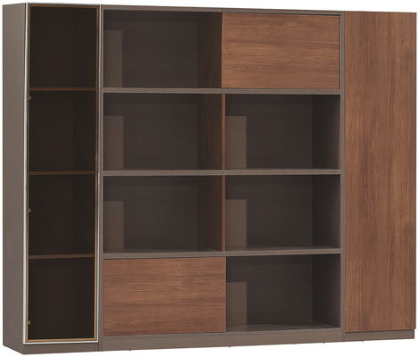 MFC Panel Wooden Office File Cabinet Decorative  L800*W416*H1800mm