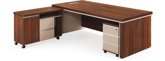 Modern 1.6m / 1.8m Office Executive Table E1 Grade Melamine Manager Office Table