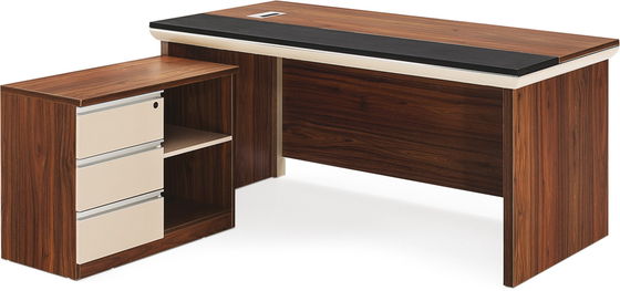 1.6m / 1.8m Executive Melamine Office Desk OEM ODM Service