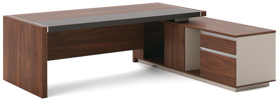 2.2m / 2.4m Executive Computer Table Modern E1 Grade Melamine Board