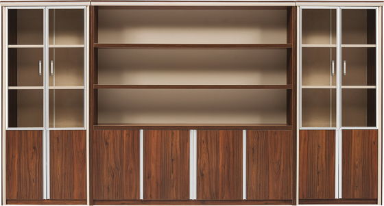 3.8 / 4.6m Decorative Locking File Cabinets E1 Grade Melamine Board