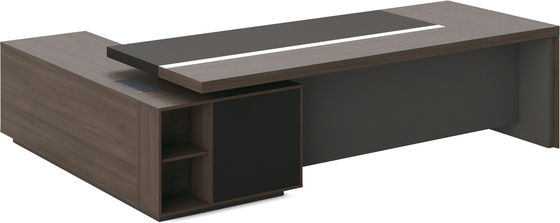 2.6M / 2.8M Office Executive Table Melamine Board Suitable For Boss And Manageral