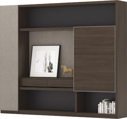 Modern Luxury Boss Office Furniture File Cabinets Wood 2.4 / 2.8 M