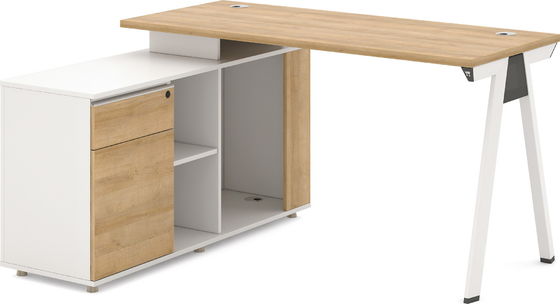 L1400*W600*H750mm Wooden Office Computer Table 1.4M Manager Office Desk