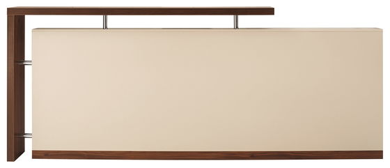 BAILI 2.5M Wooden Reception Counter Melamine Faced Board