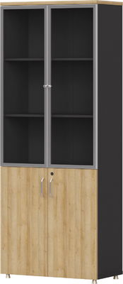 0.8M Wood File Cabinet 2 Doors Modern Filing Cabinet Good Workshop