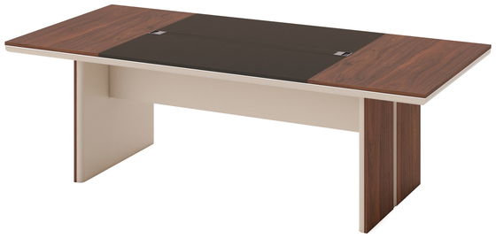 2.4 M Office Meeting Table And Chairs Melamine Board Meeting Table Chairs
