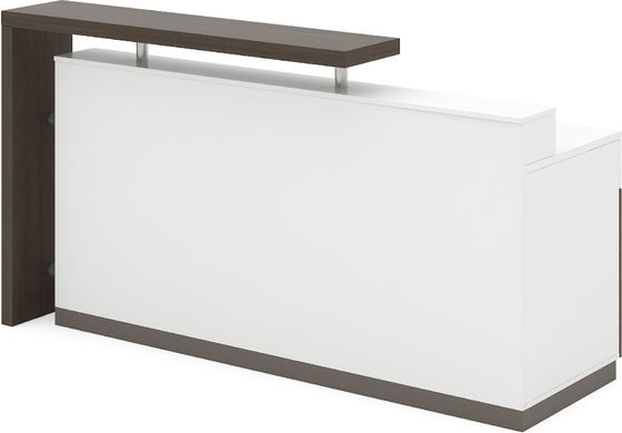 1.8M MFC Office Reception Desks Wooden Office Front Reception Desk