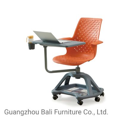ODM Training Room Rotary Office Chair Modern PP Plastic School Chair