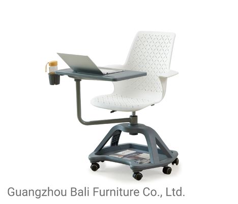 ODM Training Room Rotary Office Chair Modern PP Plastic School Chair