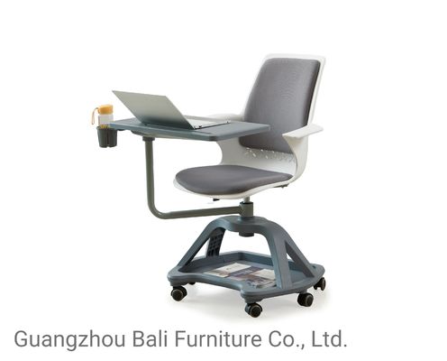Modern Swivel PP Plastic Office Training Chair With Wheels And Cotton Pad