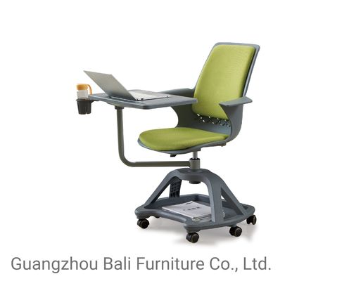 Modern Swivel PP Plastic Office Training Chair With Wheels And Cotton Pad