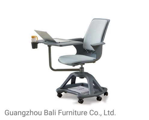 Modern Swivel PP Plastic Office Training Chair With Wheels And Cotton Pad