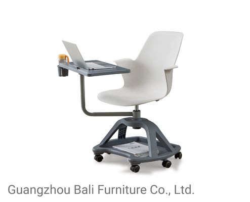 OEM/ODM PP Plastic Office Table And Chairs With Writing Pad