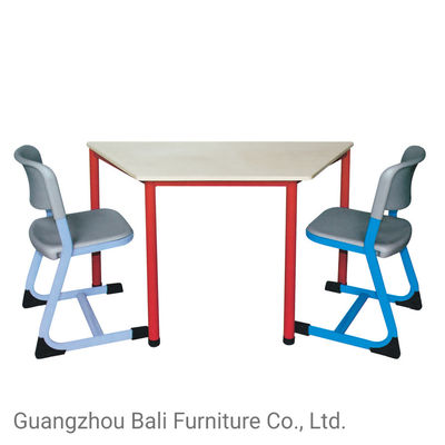 Metal Frame BAILI Study Table And Chair Set MDF Board Desk Top