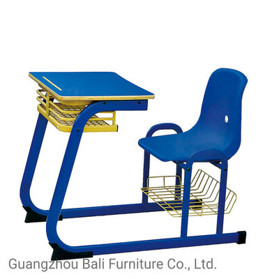 Metal Frame BAILI Study Table And Chair Set MDF Board Desk Top