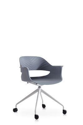 White PP Plastic  Office / School Training Room Waiting Room Chairs