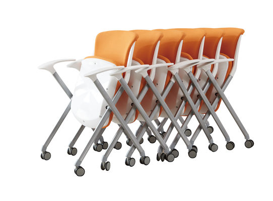 Fixed Foldable Office Chairs PP Plastic For School / Office Training Room