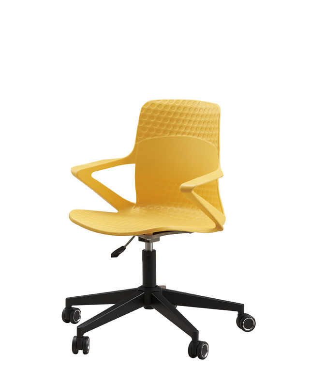 PP Plastic Swivel Office Chair For College Student Study