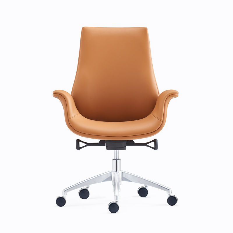 Customization PU Leather Office Swivel Chair 350 Chrome Base