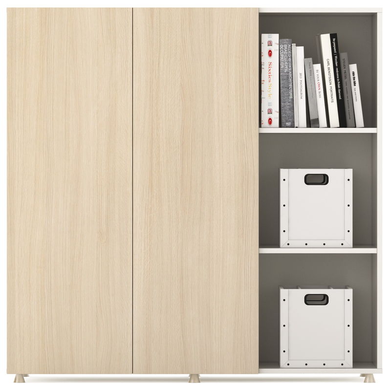 1200mm Office File Storage Cabinet Melamine Board Decorative Locking File Cabinets
