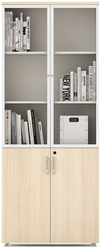 0.8M Wood File Cabinet 2 Doors Modern Filing Cabinet Good Workshop