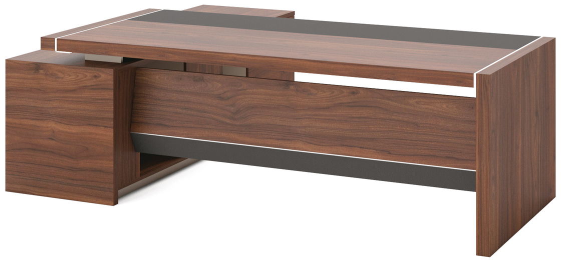 2.2m / 2.4m Executive Computer Table Modern E1 Grade Melamine Board