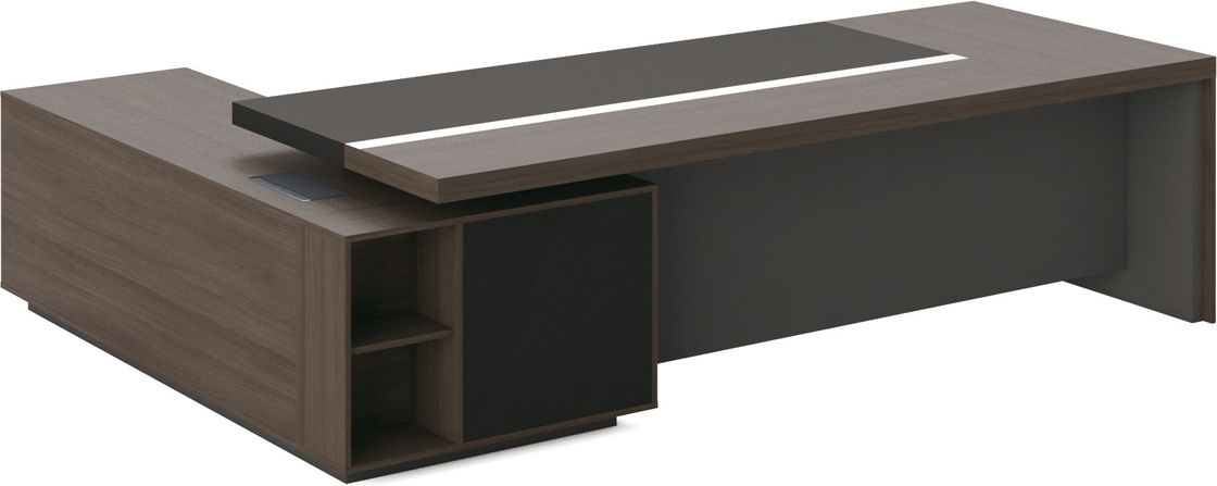2.6M / 2.8M Office Executive Table Melamine Board Suitable For Boss And Manageral