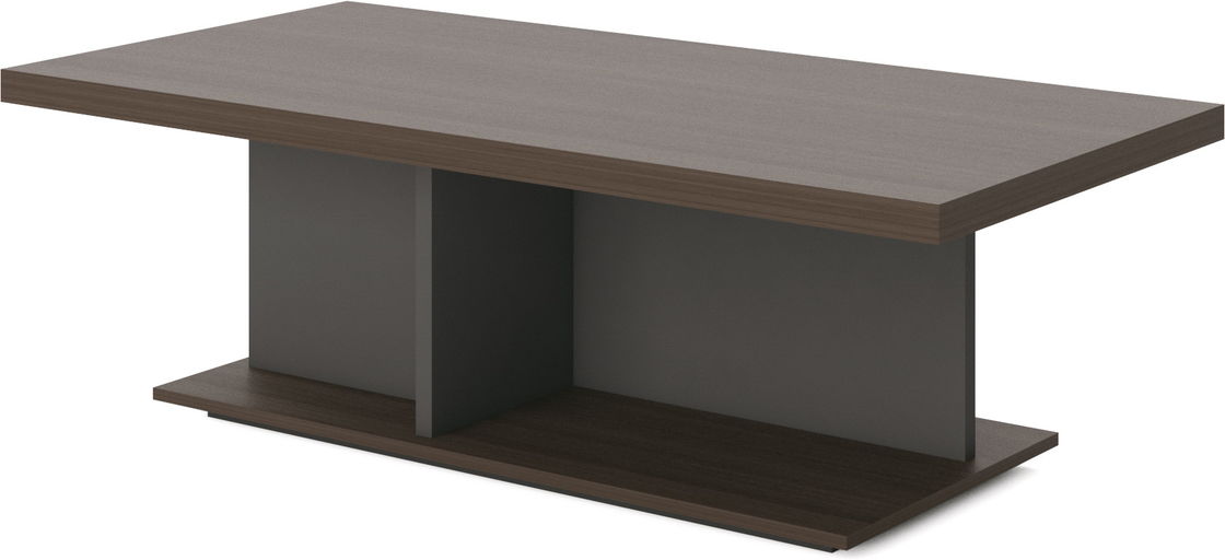 Anticollision Side Cut  Square Wood Coffee Table 1.4M / 0.6M