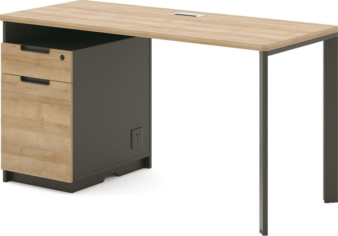 1.2M / 1.4M Wooden Melamine Office Furniture Computer Table SGS Home Office Desks